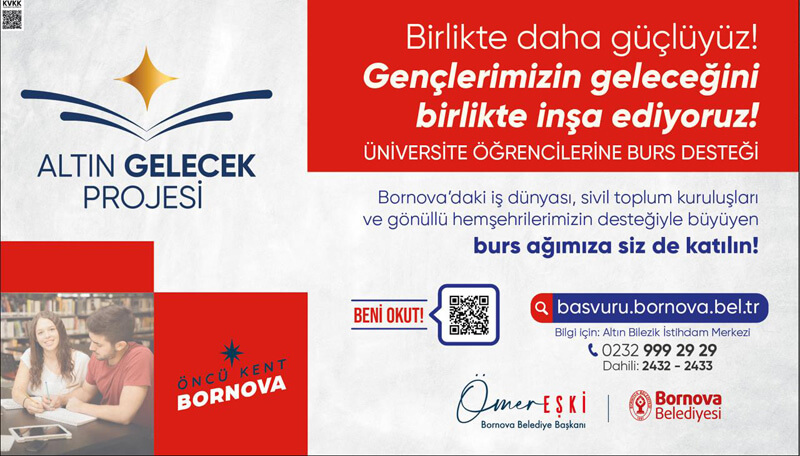 Bornovalı Üniversite Öğrencilerine Burs Desteği